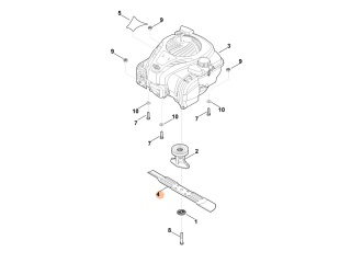 Nóż do kosiarki STIHL/Viking