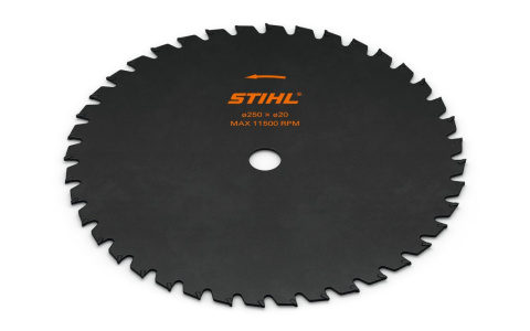 Tarcza tnąca do trawy GrassCut 250-40, śr otw. 25,4 mm Tarcza tnąca do trawy GrassCut 250-40, śr otw. 25,4 mm